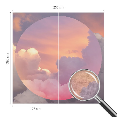 Fotomural decorativo para cabecero de cama Nubes etéreas