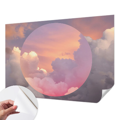 Fotomural decorativo para cabecero de cama Nubes etéreas