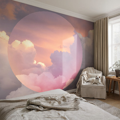 Fotomural decorativo para cabecero de cama Nubes etéreas