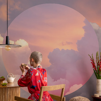 Fotomural decorativo para cabecero de cama Nubes etéreas