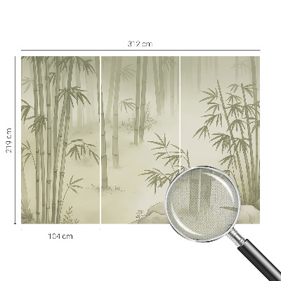 Papel mural con patrón decorativo Paisaje tranquilo
