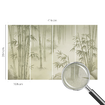 Papel mural con patrón decorativo Paisaje tranquilo