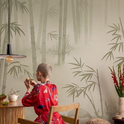 Papel mural con patrón decorativo Paisaje tranquilo