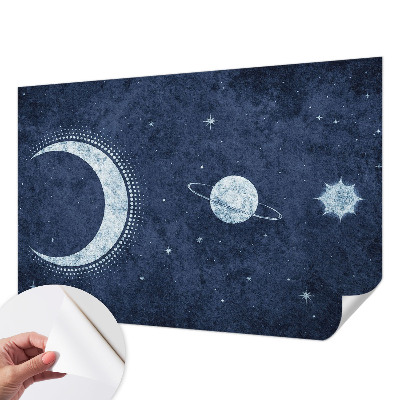 Mural de pared con estampado hermoso motivo de estrella