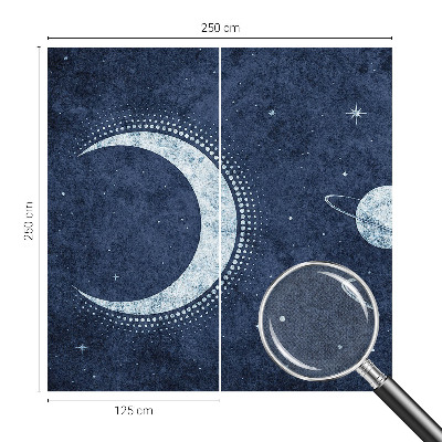 Mural de pared con estampado hermoso motivo de estrella