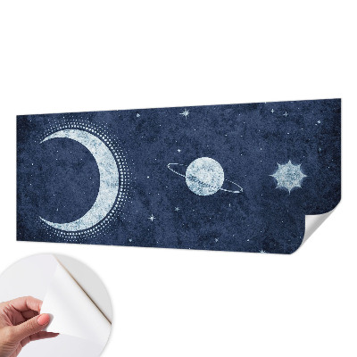 Mural de pared con estampado hermoso motivo de estrella