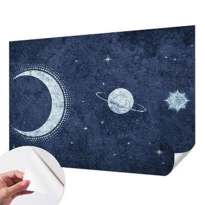 Mural de pared con estampado hermoso motivo de estrella