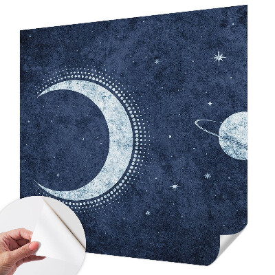 Mural de pared con estampado hermoso motivo de estrella