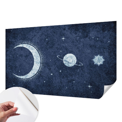 Mural de pared con estampado hermoso motivo de estrella