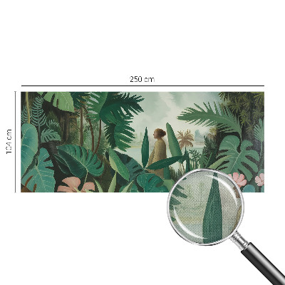 Fotomural decorativo para cabecero de cama Selva exótica