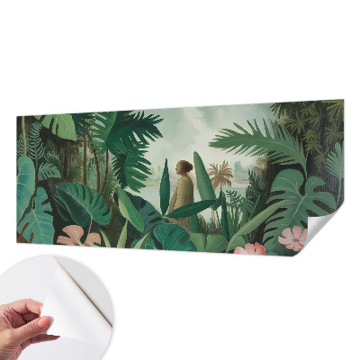 Fotomural decorativo para cabecero de cama Selva exótica