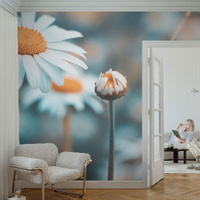 Mural de pared con estampado hermoso Delicadeza de manzanilla