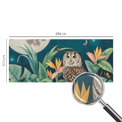 Mural de pared con estampado hermoso Safari lunar