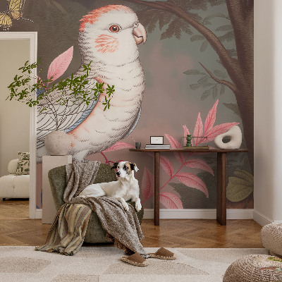 Papel mural texturado decorativo Naturaleza tropical