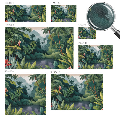 Fotomural decorativo para cabecero de cama Paisajes exóticos