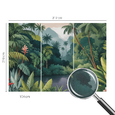 Fotomural decorativo para cabecero de cama Paisajes exóticos