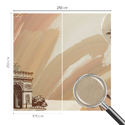 Mural de pared con estampado hermoso Viaje exótico