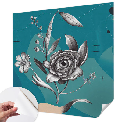 Papel mural texturado decorativo Ojo de flor