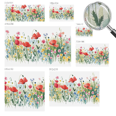 Fotomural decorativo para cabecero de cama Pradera de verano