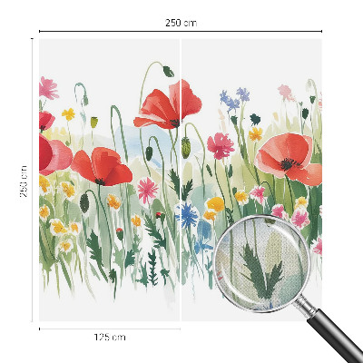 Fotomural decorativo para cabecero de cama Pradera de verano