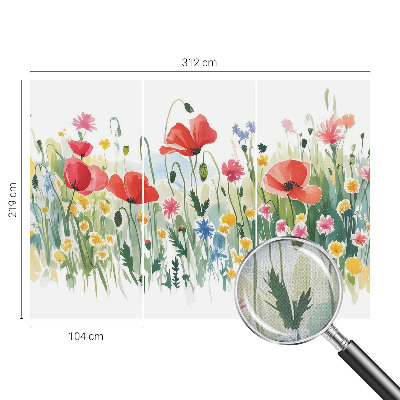 Fotomural decorativo para cabecero de cama Pradera de verano