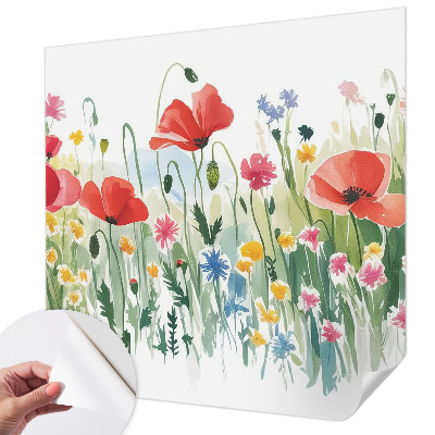 Fotomural decorativo para cabecero de cama Pradera de verano