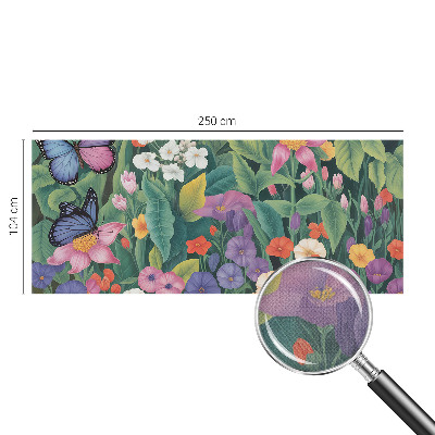 Papel mural con patrón decorativo explosión de flores