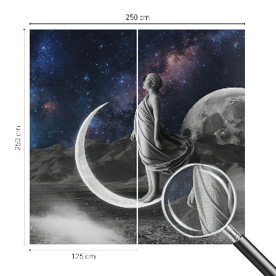 Mural de pared con estampado hermoso sueños nocturnos