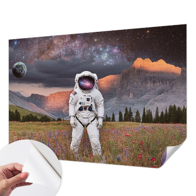 Papel mural con patrón decorativo Paisaje cósmico