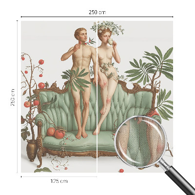 Papel mural texturado decorativo Elegancia misteriosa