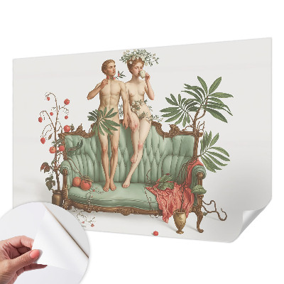 Papel mural texturado decorativo Elegancia misteriosa