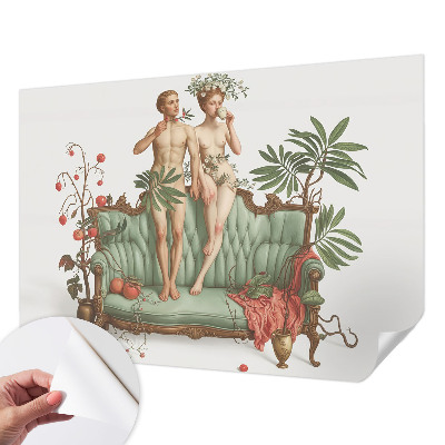 Papel mural texturado decorativo Elegancia misteriosa