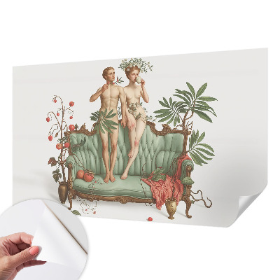 Papel mural texturado decorativo Elegancia misteriosa