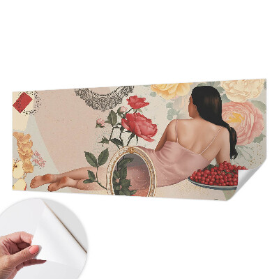 Mural de pared con estampado hermoso Elegancia floral