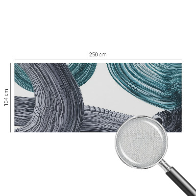 Papel mural texturado decorativo Líneas de fluidos