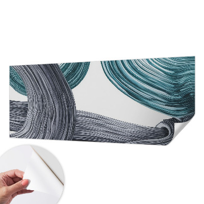 Papel mural texturado decorativo Líneas de fluidos