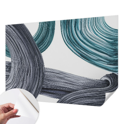 Papel mural texturado decorativo Líneas de fluidos