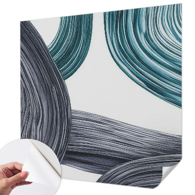 Papel mural texturado decorativo Líneas de fluidos