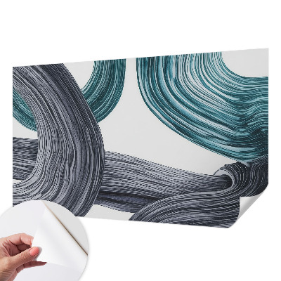 Papel mural texturado decorativo Líneas de fluidos