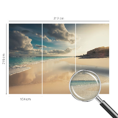 Mural de pared con estampado hermoso Costa soleada