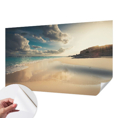 Mural de pared con estampado hermoso Costa soleada