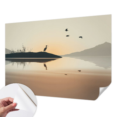Papel mural con patrón decorativo Silencio matutino