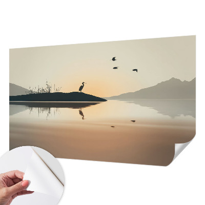 Papel mural con patrón decorativo Silencio matutino