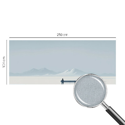 Fotomural decorativo para cabecero de cama Paisaje minimalista