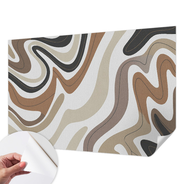 Fotomural decorativo para cabecero de cama Ondas armoniosas
