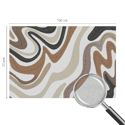 Fotomural decorativo para cabecero de cama Ondas armoniosas