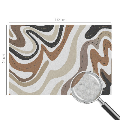Fotomural decorativo para cabecero de cama Ondas armoniosas