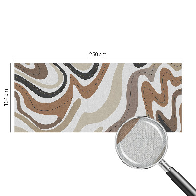 Fotomural decorativo para cabecero de cama Ondas armoniosas
