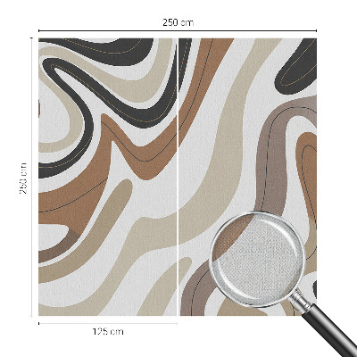 Fotomural decorativo para cabecero de cama Ondas armoniosas