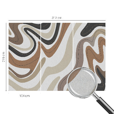 Fotomural decorativo para cabecero de cama Ondas armoniosas